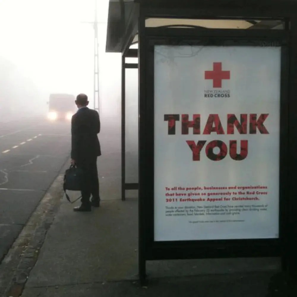 New Zealand Red Cross Christchurch Recovery Poster